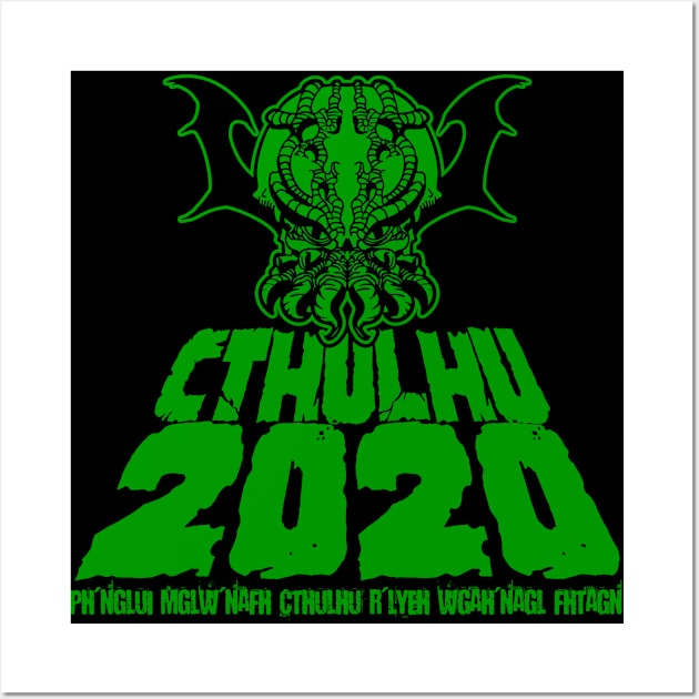 Cthulhu 2020 Wall Art by GodsBurden